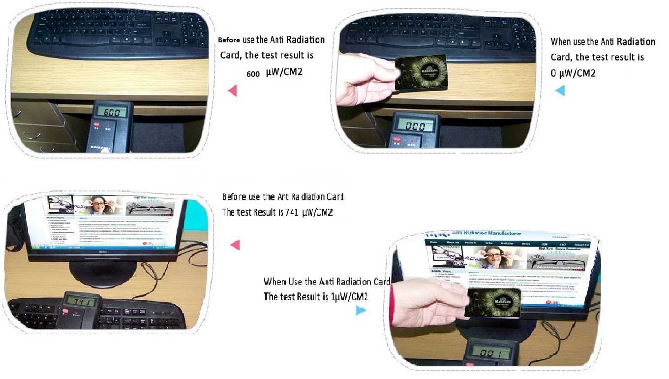 anti radiation card test