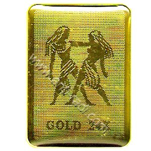 AT025 Gold 24K anti mobile radiation stickers
