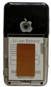 You can stick on the battery or on the case facing to battery 21