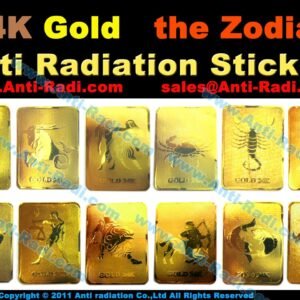 24K-Zodiac Anti Radiation Sticker