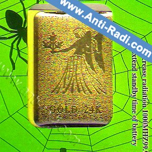 Zodiac 24K gold anti radiation sticker